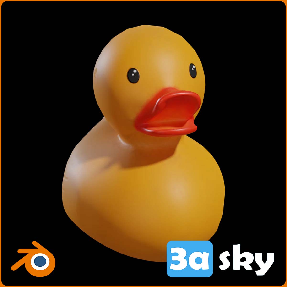 rubber_duck_toy_4k.blend from BLENDER Models & Free Download